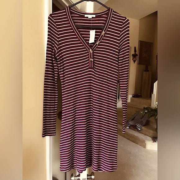 🆕🔥AMERICAN EAGLE 🦅 SUPER STYLISH&EXTREMELY SOFT/FLOWING MIDI DRESS LONGSLEEVE - Picture 10 of 13